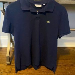 Lacoste polo women’s L/XL 44 Reg - dark blue